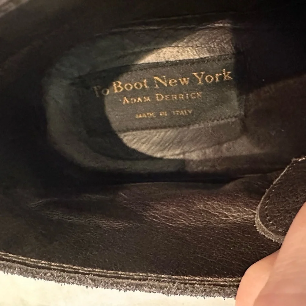 To Boot New York Adam Derrick Men’s Gray Suede Derby Chukka Boot Lace Up Sz 9